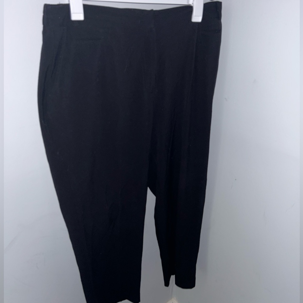 Plus size black dress pants